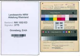 Entnazifizierung Erich Groneberg, geb. 04.10.1913 (Lehrer)