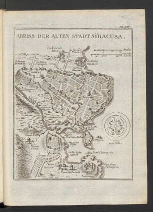 Abriss Der Alten Stadt Syracusa