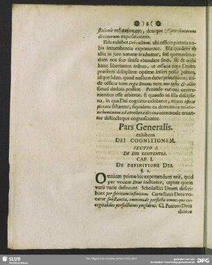 Pars Generalis