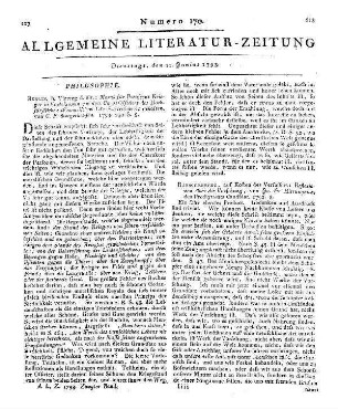 Hieronymus, Jo. Fr.: Reflexionen über die Vorsehung / Joh. Fr. Hieronymus. - Rauschenberg, 1792