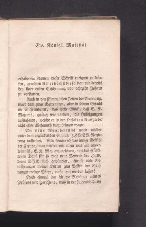 Ew. königl. Majestät