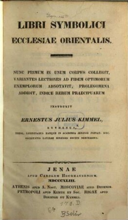 Libri symbolici ecclesiae orientalis