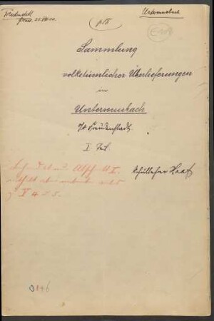 Konferenzaufsatz Untermusbach OA Freudenstadt II