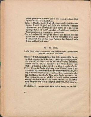 Mittelstück.