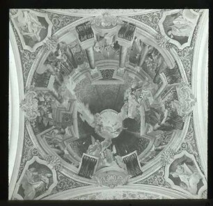 Deckengemälde in der Kirche von Asam