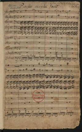 1. Coro: Herr, unser Herrscher
