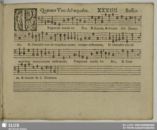 XXXIIII. Praeparate corda vestra