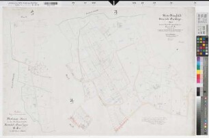 Beerlage (Billerbeck), Rentensache Homoet-Beerlage, Bl. 1 Teilungskarte Beerlage Flur H; K