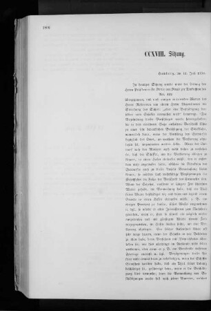 CCXVIII. Sitzung.