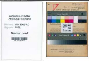 Entnazifizierung Josef Neander, geb. 13.01.1891 (Brandmeister)