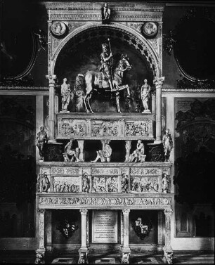 Bergamo, Santa Maria Maggiore, Capella Colleoni, Grabmal des Bartolomeo Colleoni. Giovanni Antonio Amadeo