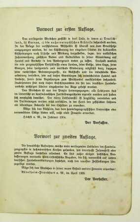 Vorwort zur ersten Auflage. Vorwort zur zweiten Auflage