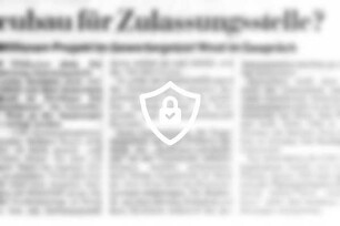 Neubau für Zulassungsstelle?