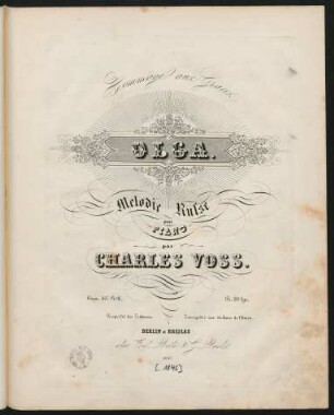 2: Olga : Melodie Russe ; Oeuv. 65. N°. II.