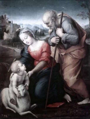 Die Heilige Familie mit dem Lamm