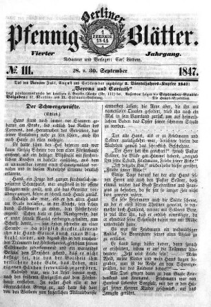 No. 111, 28. u. 30. September