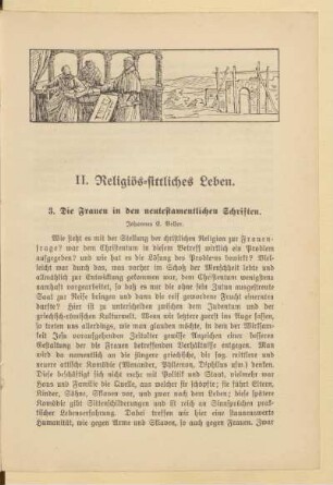 II. Religiös-sittliches Leben