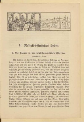 II. Religiös-sittliches Leben