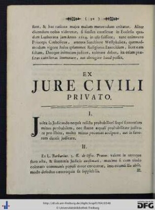 Ex Jure Civili Privato.