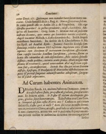 32-36, Ad Curam habentes Animarum