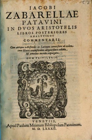 In duos Aristotelis libros posteriores analytici commentarii