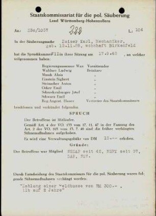 Zeiser, Karl