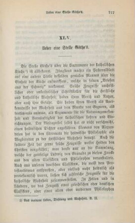 717-723 Ueber eine Stelle Göthe's