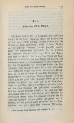 717-723 Ueber eine Stelle Göthe's