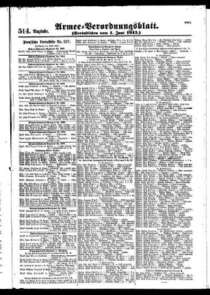 514.Ausgabe. Dienstag, 1. Juni 1915