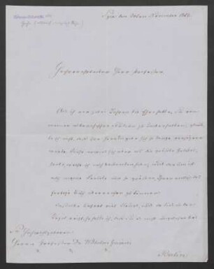 Brief an Wilhelm Grimm : 20.11.1853