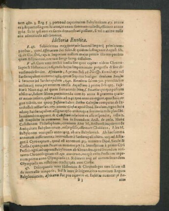 Historia Exotica.