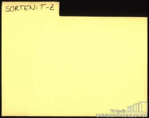PFLAUME: Sorten T-Z
