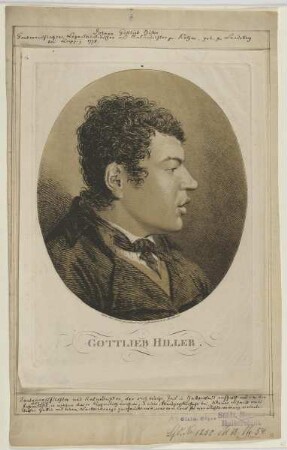 Bildnis des Johann Gottlieb Hiller