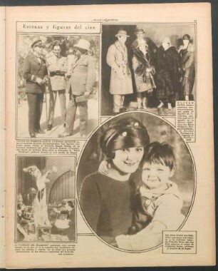 Escenas y figuras del cine [Fotografías]
