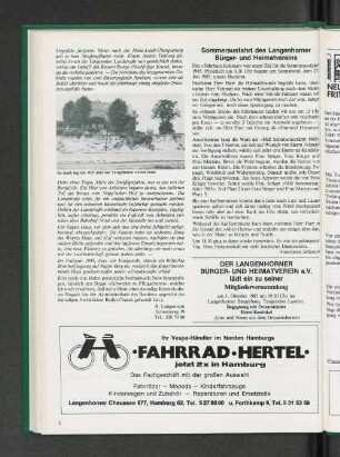 Sommerausfahrt des Langenhorner Bürger- und Heimatvereins