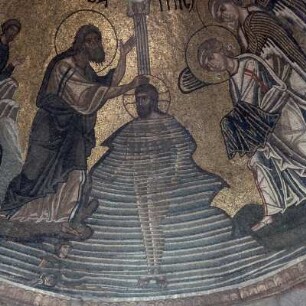 Chios. Nea Moní. Taufe Christi unter der Kuppel. Mitte 11. Jh. 50