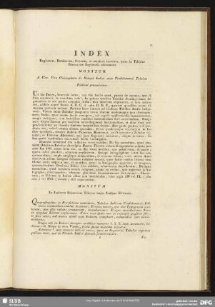 Index Regionum, Insularum, Urbium, et omnium locorum, quae in Tabulae Itinerariae Segmentis adnotantur