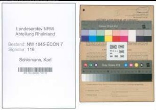 Entnazifizierung Karl Schlomann , geb. 01.01.1897 (Baecker)