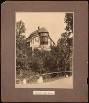 Wohnhaus und Jugendheim Zwirner, Löwenberg: Giebelansicht
