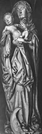 Heilbronn, Kilianskirche, Hochaltar, Mondsichelmadonna; Hans Seyfer