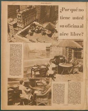 ¿Por qué no tiene usted su oficina al aire libre? [Fotografías]