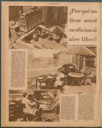 ¿Por qué no tiene usted su oficina al aire libre? [Fotografías]
