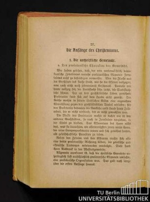 1. Die unchristliche Gemeinde.