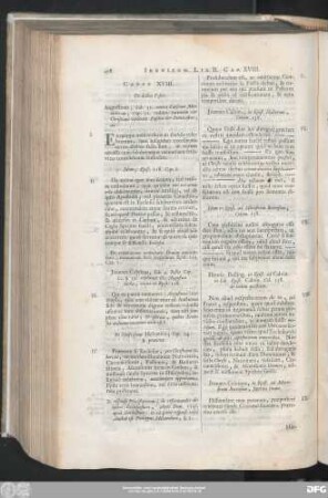 Caput XVIII. De diebus Festis.