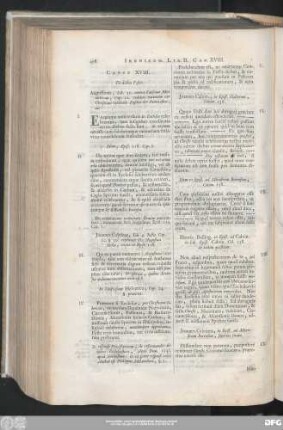 Caput XVIII. De diebus Festis.