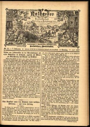 Ausgabe vom Sonntag, den 18. Juli 1897.
