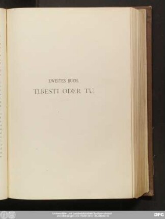 Zweites Buch. Tibesti Oder Tu.
