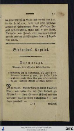 Siebendes Kapitel.
