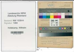 Entnazifizierung Wilhelm Hollekamp , geb. 31.08.1903 (Baecker)