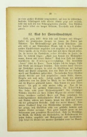 12. Aus der Vorweihnachtszeit